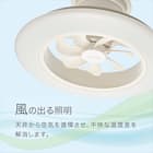 ルミナスLED ライト付き シーリングファン(12J) 4枚目画像