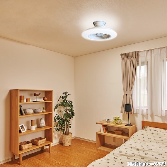 ルミナスLED ライト付き シーリングファン(12J) 9枚目画像