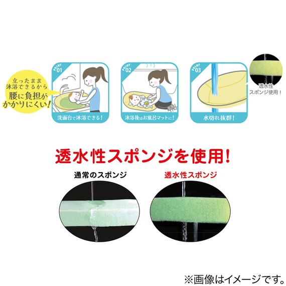 安心・やわらか沐浴マット 2枚目画像