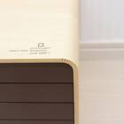 【日本製】木製A4ファイルケース4段 (ブラウン) 3枚目画像