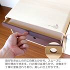 【日本製】木製A4ファイルケース4段 (ブラウン) 4枚目画像