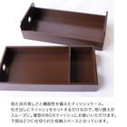 【日本製】木製ティッシュケース STOCK tissue (ブラウン) 3枚目画像