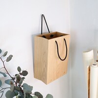 【日本製】木製ダストボックス BAG dust (ナチュラル)