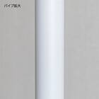 【簡単】ワンタッチ式 突っ張りハンガートリプル 伸縮棚1枚付き(ホワイト) 14枚目画像