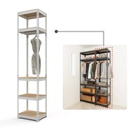 【METAL & WOOD】高耐荷重 ハンガーラック 幅51cm【期間限定価格:11/28~1/5まで】