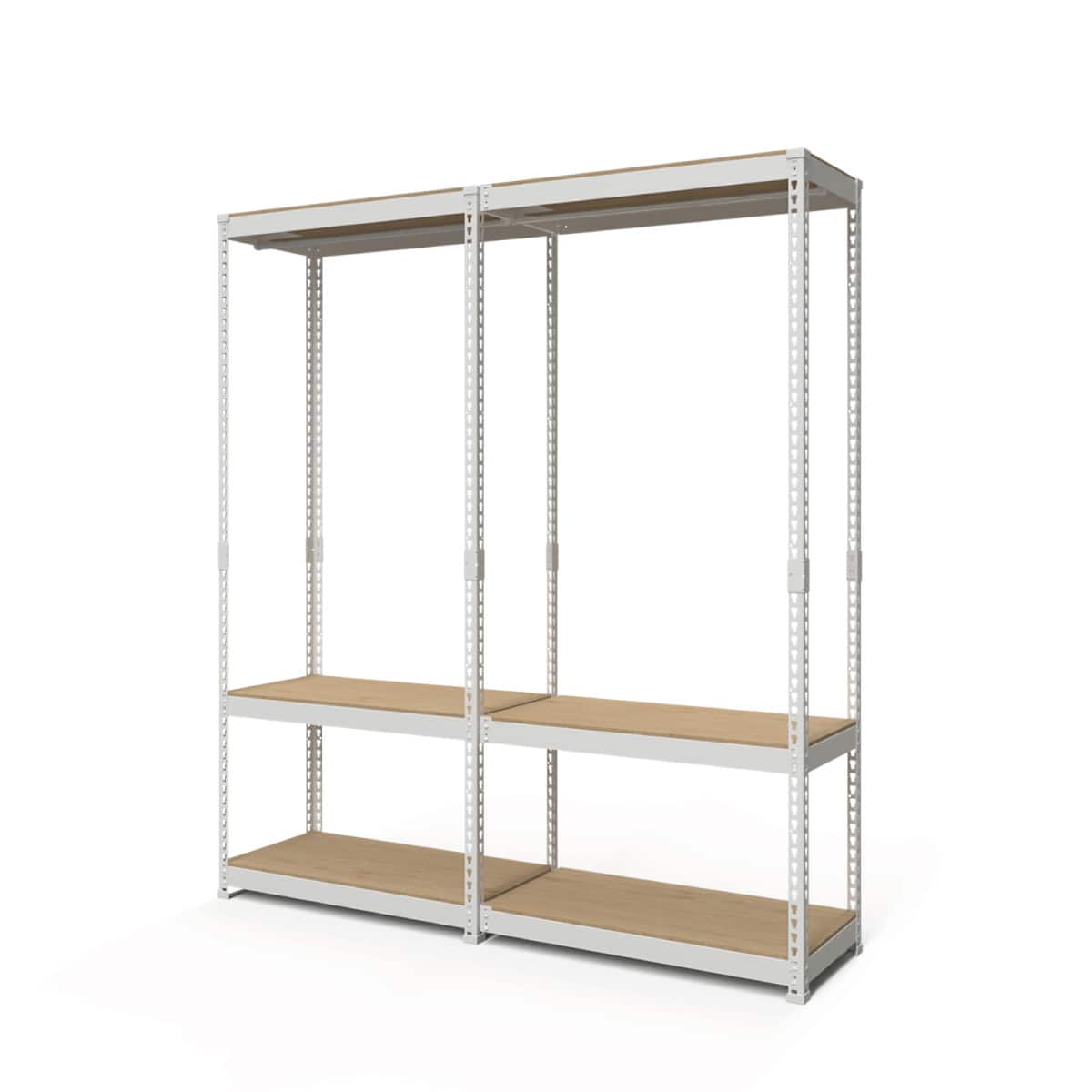 METAL & WOOD】高耐荷重 ハンガーラック 幅81cm×ハンガーラック 幅81cm