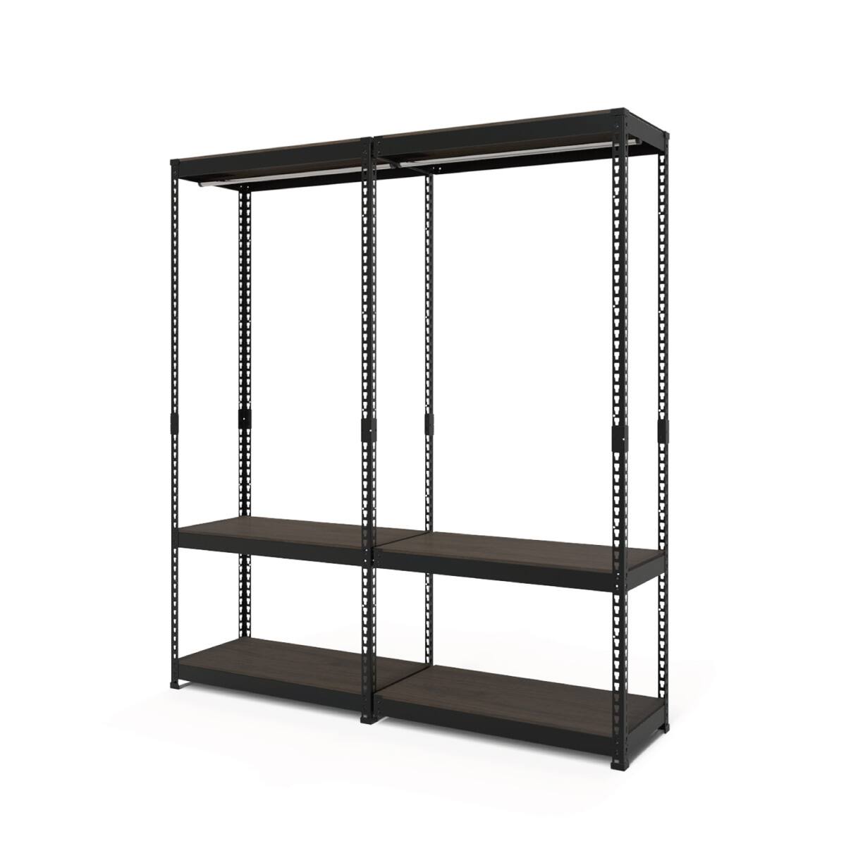 METAL & WOOD】高耐荷重 ハンガーラック 幅81cm×ハンガーラック 幅81cm