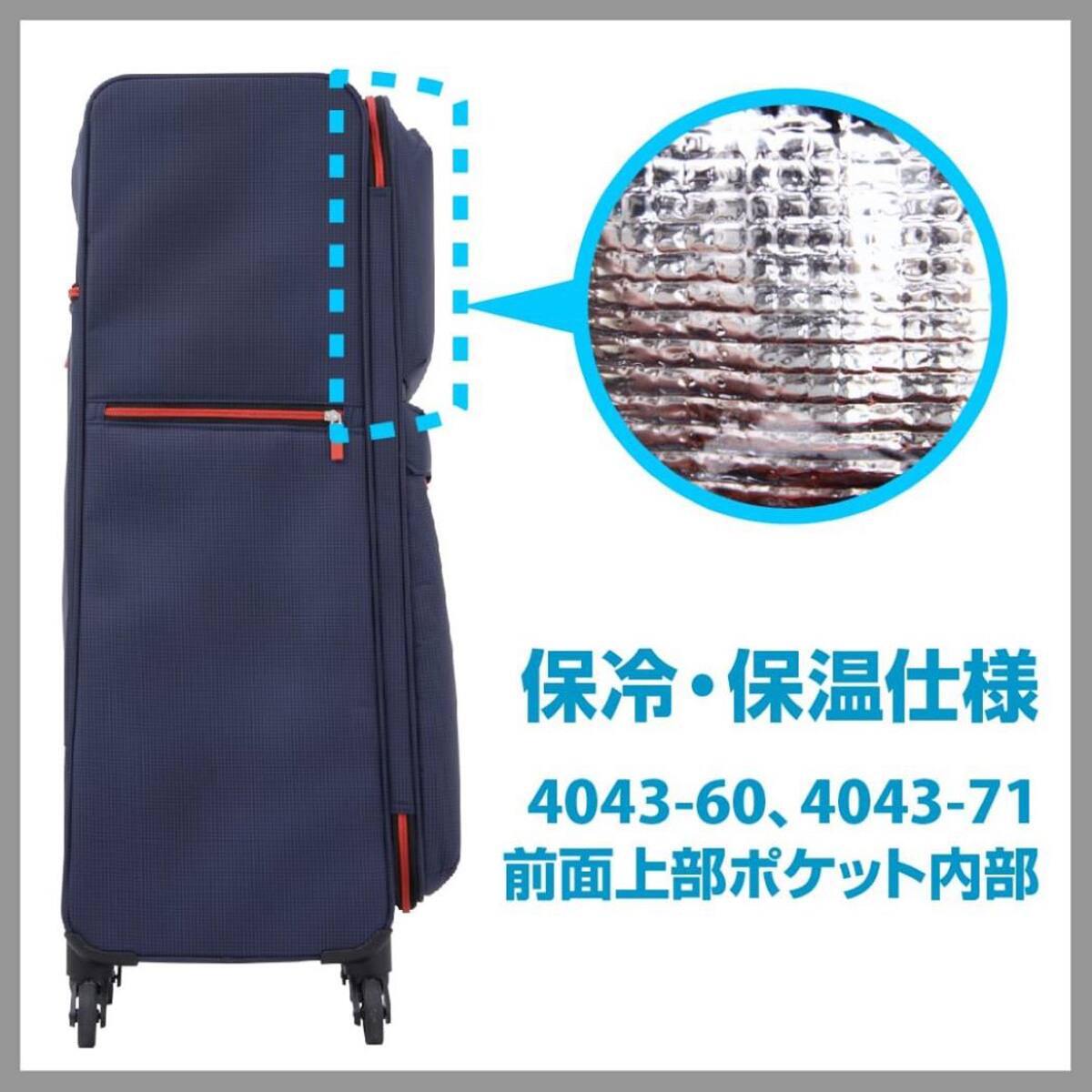 ソフトスーツケース 軽量Lサイズ 4043-71(ブラック) | ニトリネット