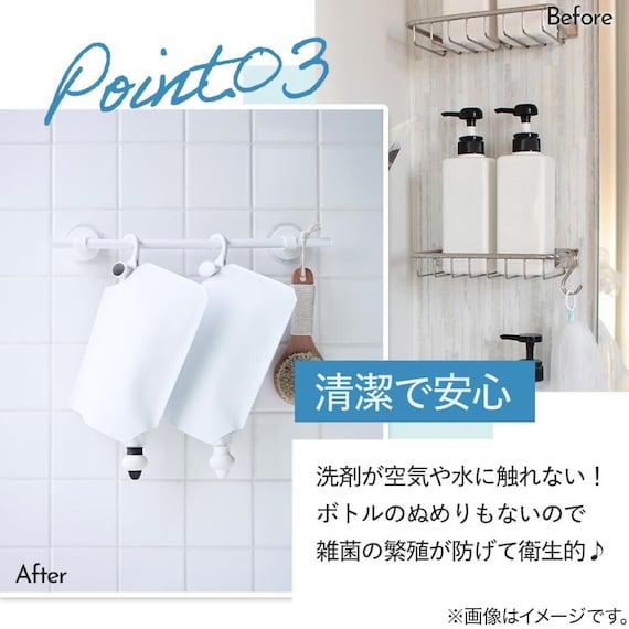 詰め替えそのまま ミニ(ホワイト) 7枚目画像