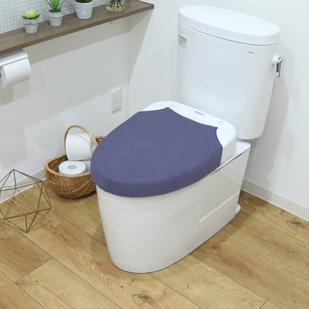 ニトリ トイレカバー 洗浄・暖房用便座カバー(チャオ LGY) | ニトリネット【公式】 家具