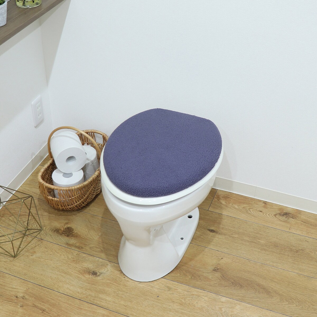 O・U・温暖洗浄共通トイレフタカバー(ネイビー) | ニトリネット【公式