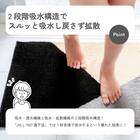 サラドラ+バスマット(45x60 Forma ブラック) 4枚目画像