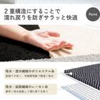 サラドラ+バスマット(45x60 Forma ブラック) 5枚目画像