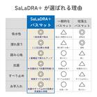 サラドラ+バスマット(45x60 Forma ブラック) 9枚目画像