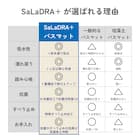 サラドラ+バスマット(45x60 Forma ブラック) 9枚目画像