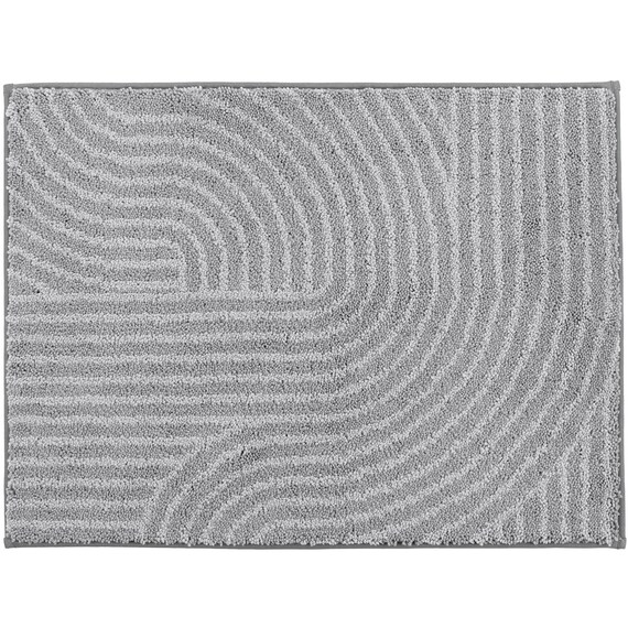 サラドラ+バスマット(45x60 Flux グレー) 1枚目画像