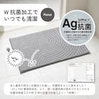 サラドラ+バスマット(45x60 Flux グレー) 6枚目画像