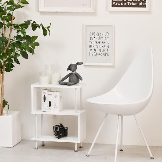 コンパクトで使いやすいテーブル (WH) 1枚目画像