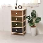 北欧風チェスト4段(DGR) 1枚目画像