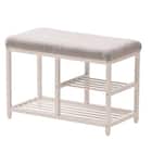 ベンチシューズラック 幅60cm(グレー) 1枚目画像