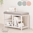 ベンチシューズラック 幅60cm(ピンク) 4枚目画像