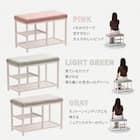 ベンチシューズラック 幅60cm(ピンク) 6枚目画像