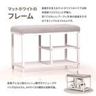 ベンチシューズラック 幅60cm(ピンク) 10枚目画像