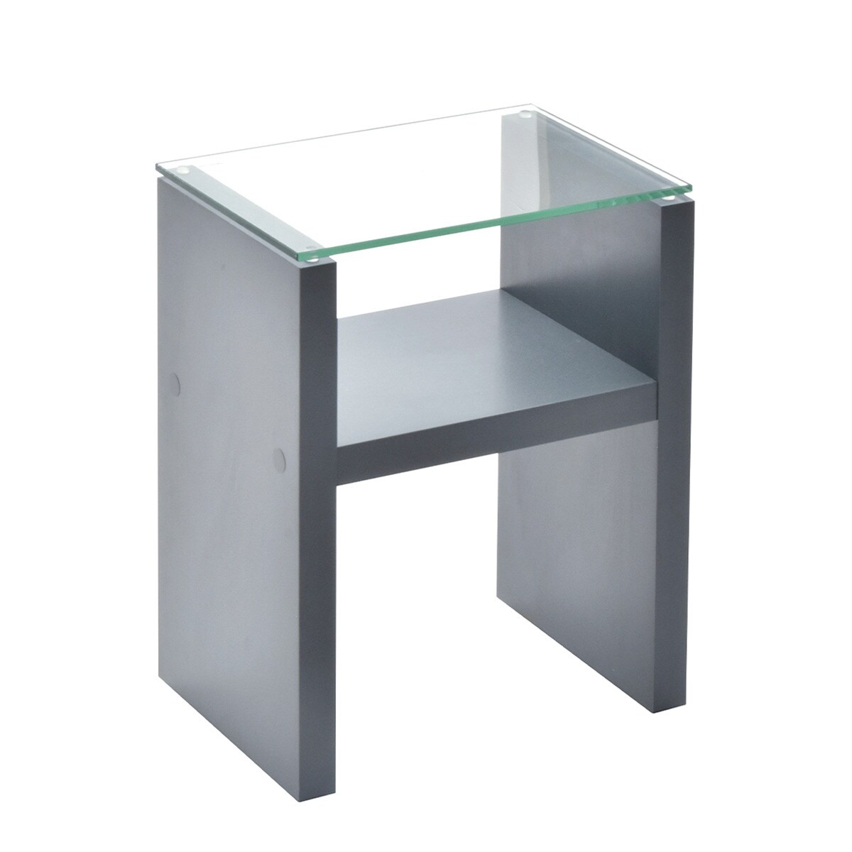 ガラス天板ナイトテーブル (DGY) | ニトリネット【公式】 家具