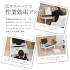 モニター台付きローデスク (LGY) 11枚目画像