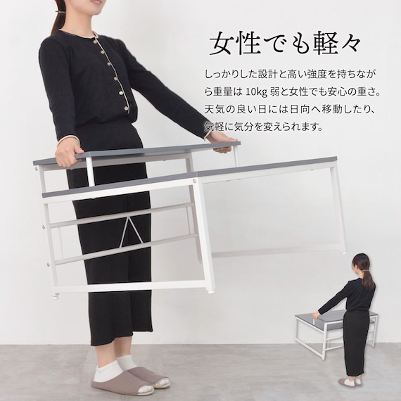 モニター台付きローデスク (LGY) 15枚目画像