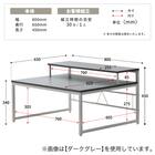 モニター台付きローデスク (LGY) 16枚目画像