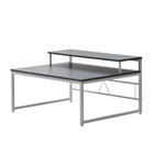 モニター台付きローデスク (DGY) 1枚目画像