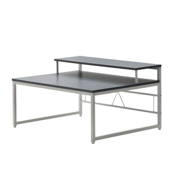 モニター台付きローデスク (DGY) 1枚目画像