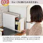 スライド収納調味料ラック(ブラック) 7枚目画像