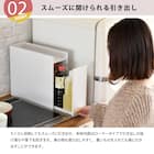 スライド収納調味料ラック(ブラック) 7枚目画像