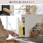 スライド収納調味料ラック(ブラック) 8枚目画像