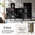 メッシュキャビネットスリム4段(カーキ) 17枚目画像