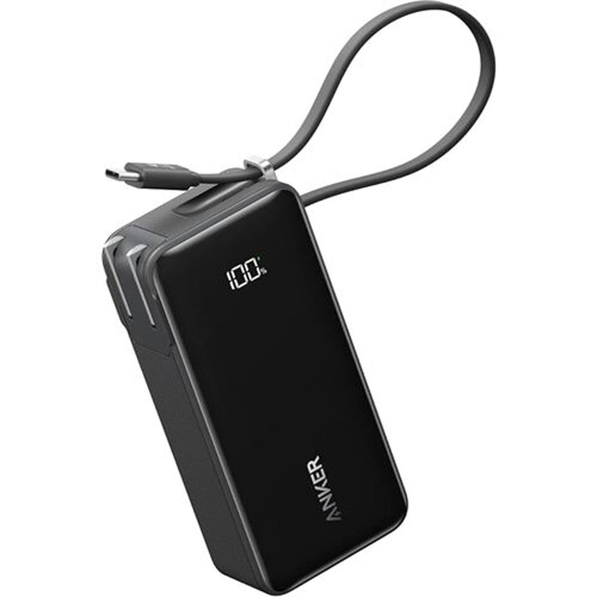 Anker Power Bank (10000mAh, Fusion, Built-In USB-C ケーブル