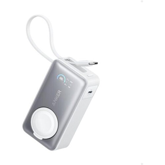 Anker MagGo Power Bank (10000mAh, 35W, For Apple Watch) ホワイト 1枚目画像