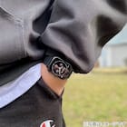 iPhone&Android対応 スマートウォッチ バルカ シリコンバンド(ブラック SB07) 6枚目画像