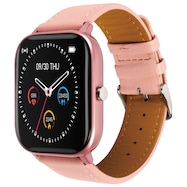 iPhone&Android対応 スマートウォッチ バルカ レザーバンド(SB07)