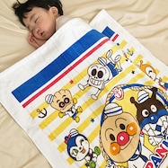 アンパンマンのお昼寝ケット(マリン/イエロー)