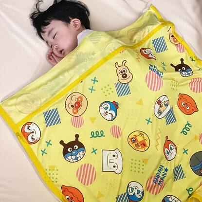 アンパンマン キッズチェスト 木製 2段（アンパンマンの冷感ケット 
