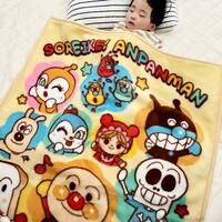 アンパンマンの日本製ハーフケット毛布(イエロー)