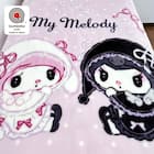 マイメロディクロミ日本製毛布(ピンク) 2枚目画像