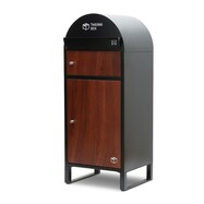 ポスト一体型宅配ボックス75L(ディープウッド)