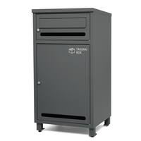 ポスト一体型宅配ボックス 42L(ガンメタグレー)