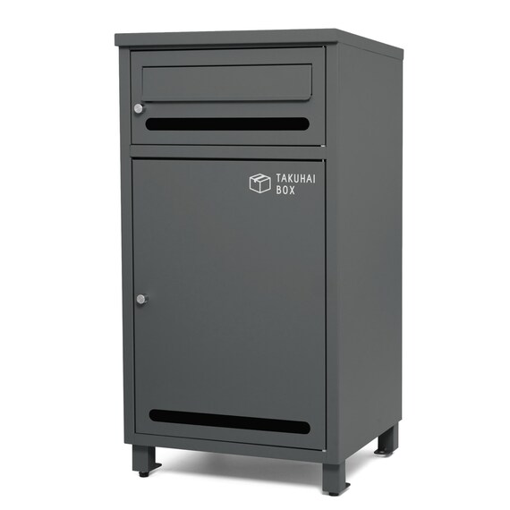 ポスト一体型宅配ボックス 42L(ガンメタグレー) 1枚目画像