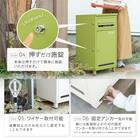 ポスト一体型宅配ボックス 42L(ガンメタグレー) 4枚目画像