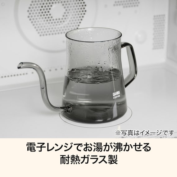 耐熱ガラスコーヒーケトル 2枚目画像